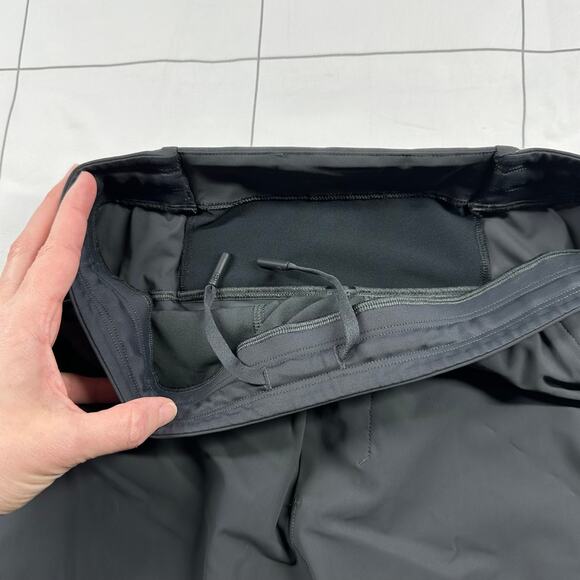 Lululemon Pants Mens Small Gray Surge Jogger Athletic Tapered Warm Up Ankle Zip - Picture 4 of 10